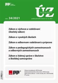 UZZ 34/2021 Zákon o výchove a vzdelávaní, o vysokých školách