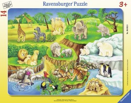 Ravensburger ZOO 8-17d rámové