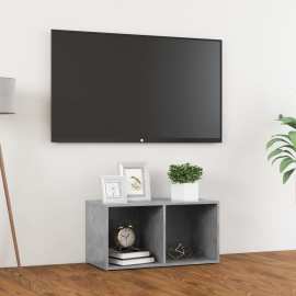 vidaXL TV skrinka betónová sivá 72x35x36,5 cm drevotrieska