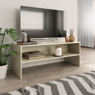 vidaXL TV skrinka farba dubu sonoma 100x40x40 cm drevotrieska - cena, porovnanie