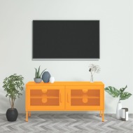 vidaXL TV skrinka horčicovo-žltá 105x35x50 cm oceľ - cena, porovnanie