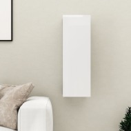 vidaXL TV skrinka lesklá biela 30,5x30x90 cm drevotrieska - cena, porovnanie