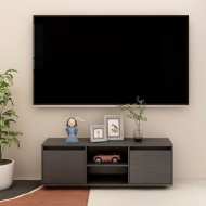 vidaXL TV skrinka sivá 110x30x40 cm borovicový masív - cena, porovnanie