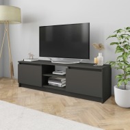 vidaXL TV skrinka, sivá 120x30x35,5 cm, drevotrieska - cena, porovnanie