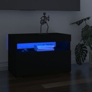 vidaXL TV skrinka s LED svetlami čierna 60x35x40 cm - cena, porovnanie