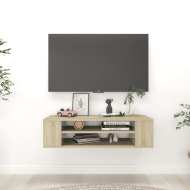 vidaXL Závesná TV skrinka dub sonoma 100x30x26,5 cm drevotrieska - cena, porovnanie