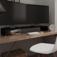 vidaXL TV stojan/stojan pod monitor zo skla, čierny, 120x30x13 cm - cena, porovnanie