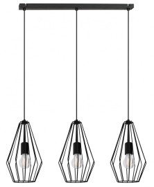 Light Home Moderné kovové závesné svietidlo Loft Diamond v dvoch farbách