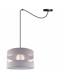 Light Home Klasická lampa so tienidlom a priehľadnou vložkou Spider Type