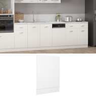 vidaXL Dvierka na umývačku, biele 45x3x67 cm, drevotrieska - cena, porovnanie