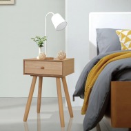 vidaXL Hnedé nočné stolíky, 2 ks, masívne borovicové drevo, 40x30x61 cm - cena, porovnanie