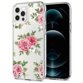 Spigen Cyrill Cecile silikonové iPhone 12 / 12 Pro - Pink Floral