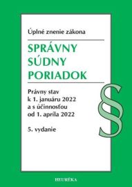 Správny súdny poriadok Úzz, 5. vydanie 2022