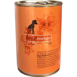 Dogz Finefood No.8 - s morčacím a kozím mäsom 400g