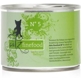 Catz Finefood No.5 - s lososom a hydinovým mäsom 200g