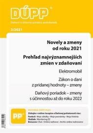 DUPP 3/2021 Novely a zmeny od roku 2021, Prehľad najvýznamnejších zmien v zdaňovaní