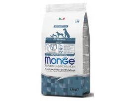 Monge DOG Monoprotein Pstruh, ryže, zemiakov 2,5kg