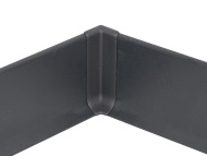 Profilpas Vnútorný roh hliník 90/6MI Antracit sivý - cena, porovnanie