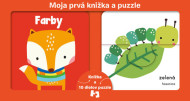 Moja prvá knižka a puzzle: Farby - cena, porovnanie