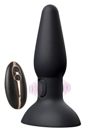 Black Velvet Thumping Anus Butt Plug