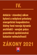 Zákony IV/2021 - Stavebné zákony a predpisy, kataster, nehnuteľností - cena, porovnanie