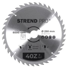 Strend Pro Kotúč TCT 250x3.0x30/20 mm 40T, na drevo