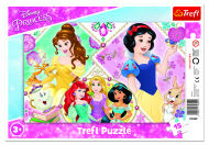 Trefl Puzzle doskové - Princezné - cena, porovnanie