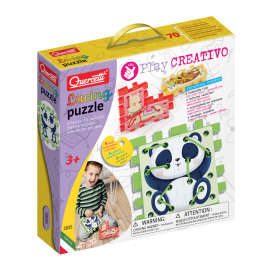 Quercetti Play Creativo Lacing Puzzle - prevliekacie mäkké skladačky