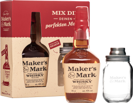 Maker's Mark + shaker 0.7l