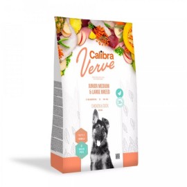 Calibra Dog Verve GF Junior M&L Chicken & Duck 12kg