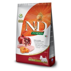 N&D Pumpkin DOG Adult Mini Chicken & Pomegranate 800g