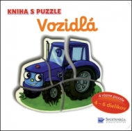 Vozidlá - kniha s puzzle - cena, porovnanie