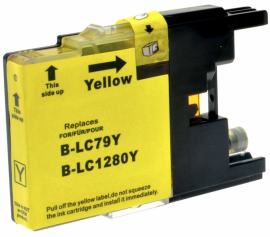 Brother Cartridge LC1280XLY, žltá (yellow), kompatibilný