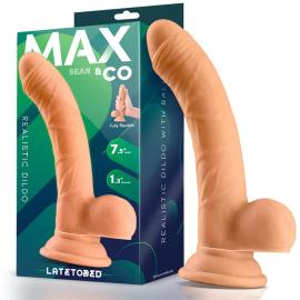 Max&Co Sean Realistic Dildo with Testicles 7.5"