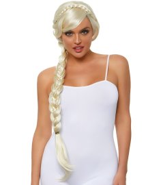 Leg Avenue Long Duel Braid Wig A2857 Blond