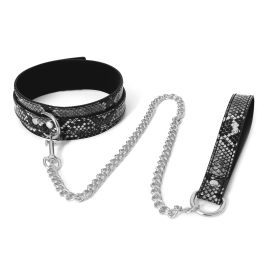 Kiotos Collar with Leash Reptile