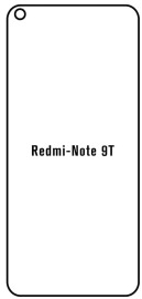 Hydrogel  Ochranná fólia Xiaomi Redmi Note 9T - predná matná