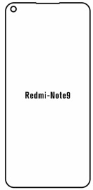 Hydrogel  Ochranná fólia Xiaomi Redmi Note 9 - predná matná