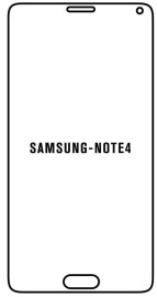 Hydrogel  Ochranná fólia Samsung N910 Galaxy Note 4 - predná matná