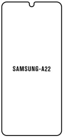 Hydrogel  Ochranná fólia Samsung A225 Galaxy A22 4G - predná matná