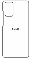 Hydrogel  Ochranná fólia Samsung Galaxy Note 20 - zadná lesklá - cena, porovnanie
