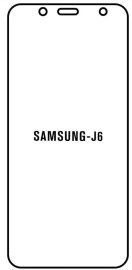 Hydrogel  Ochranná fólia Samsung Galaxy J6 2018 - predna matná