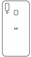 Hydrogel  Ochranná fólia Samsung Galaxy A40 - zadná lesklá - cena, porovnanie