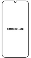 Hydrogel  Ochranná fólia Samsung Galaxy A40 - predná matná - cena, porovnanie