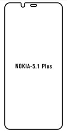 Hydrogel  Ochranná fólia Nokia 5.1 Plus - predna matná