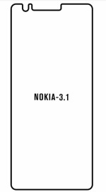 Hydrogel  Ochranná fólia Nokia 3.1 - predná lesklá