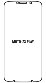 Hydrogel  Ochranná fólia Motorola Moto Z3 Play - predná matná