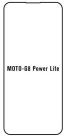 Hydrogel  Ochranná fólia Motorola Moto G8 Power Lite - predná lesklá