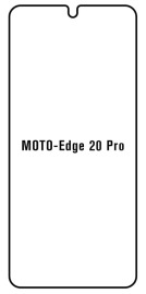 Hydrogel  Ochranná fólia Motorola Edge 20 Pro - predná matná