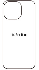 Hydrogel  Ochranná fólia iPhone 14 Pro Max - zadná matná